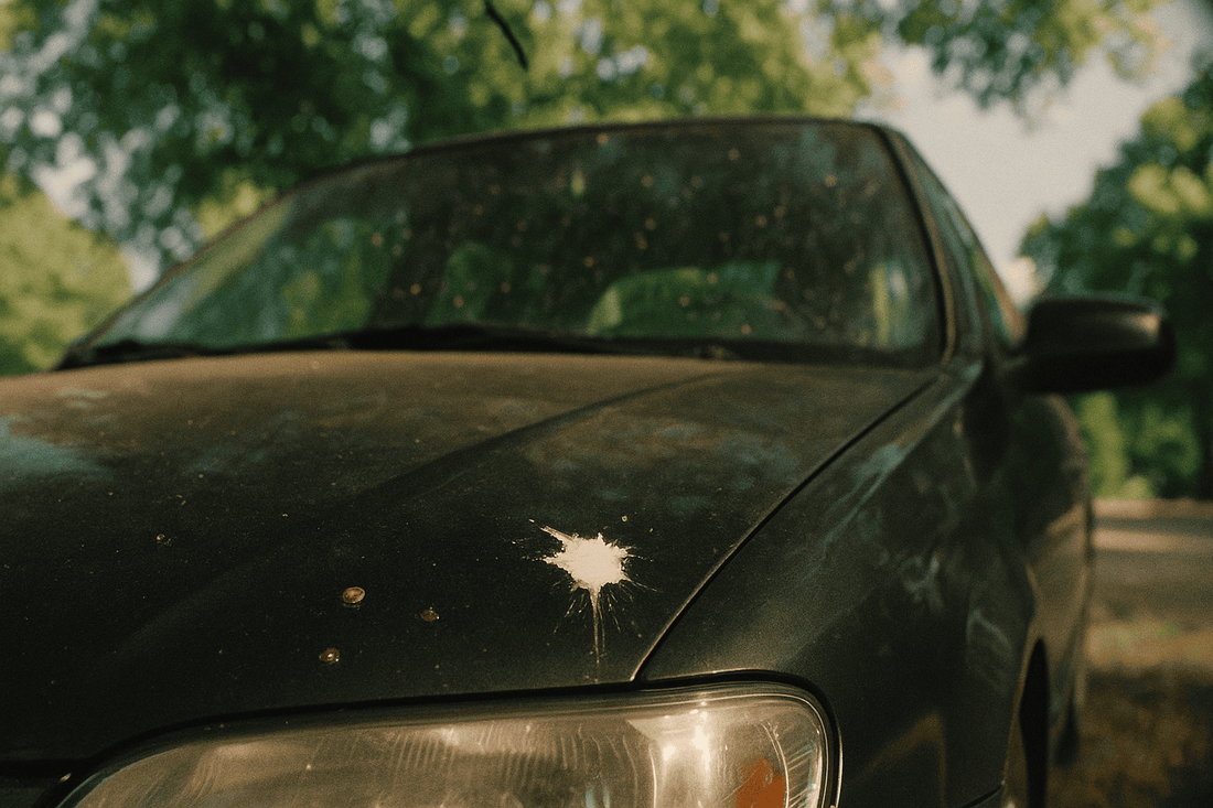 Sommerens fjender: insekter, harpiks og fugleklatter